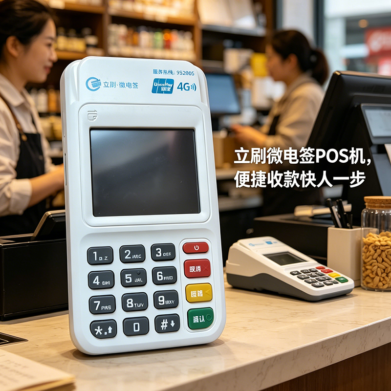 立刷微电签POS机